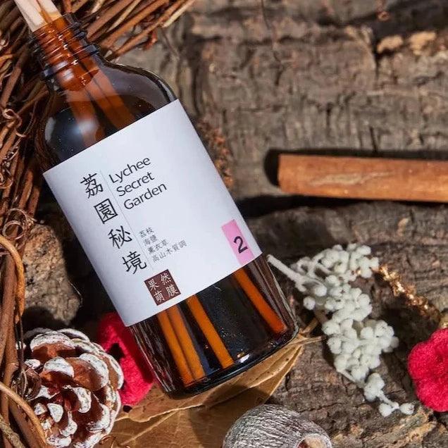 02_荔園秘境Lychee Secret Garden | 擴香竹套組 - 果然萌膜
