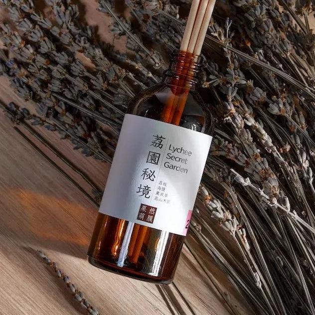 02_荔園秘境Lychee Secret Garden | 擴香竹套組 - 果然萌膜